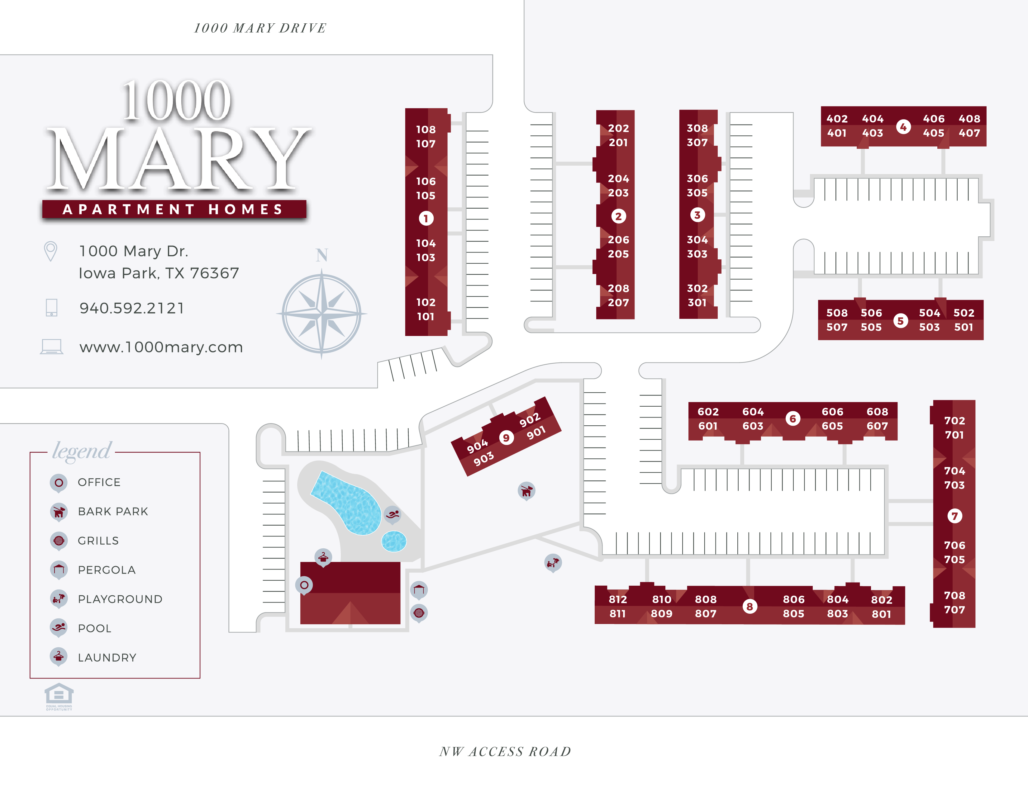 The 1000 Mary Community Page Sitemap Image